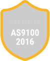 AS9100:2016 Certified